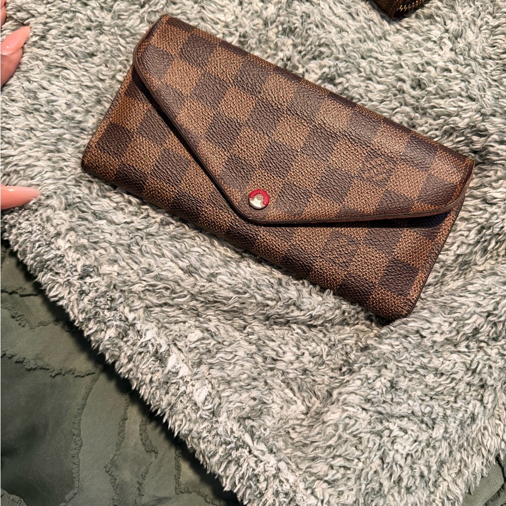 Louis Vuitton Brown Checkered Wallet